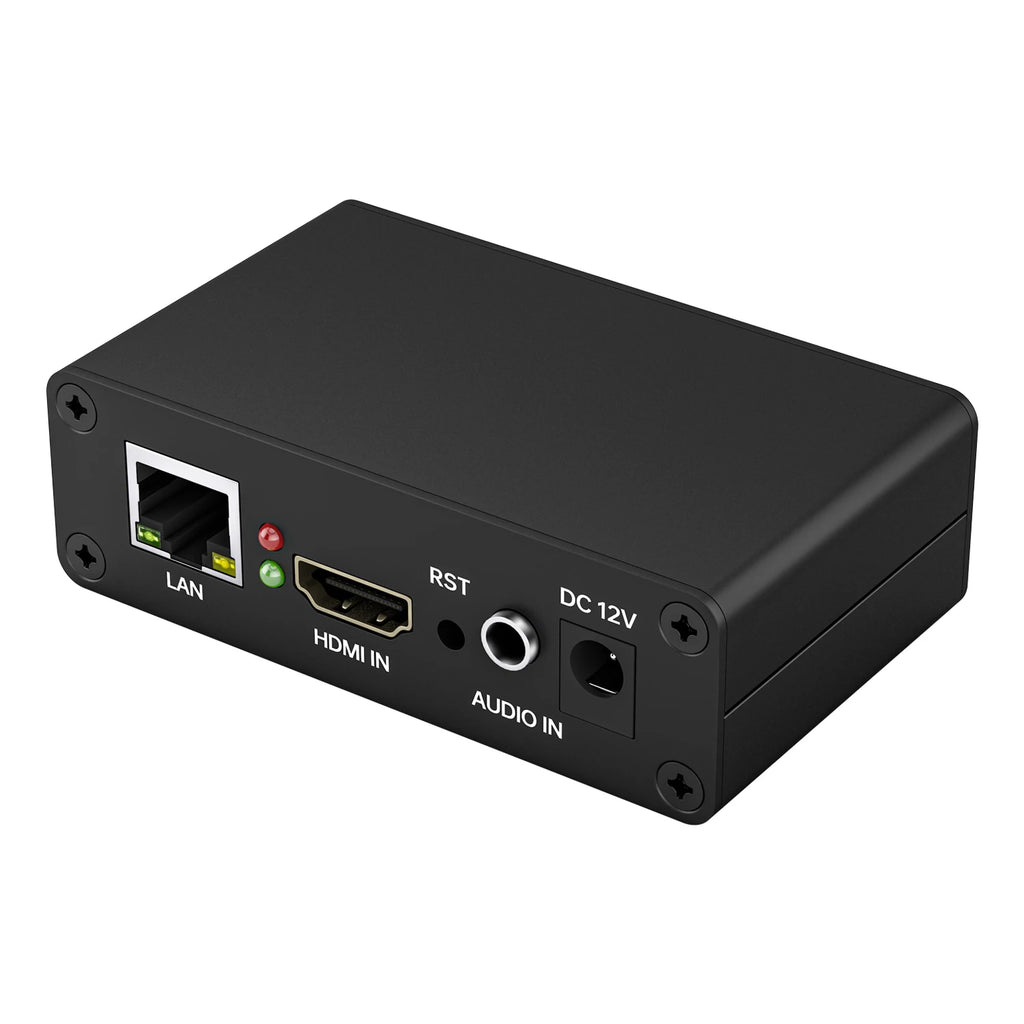 UNISHEEN BM1000H SRT RTMP RTMPS UDP WebRTC Icecast 1080p H.265 H.264 IPTV HDMI to IP HD Live Stream Video Encoder RTSP Onvif