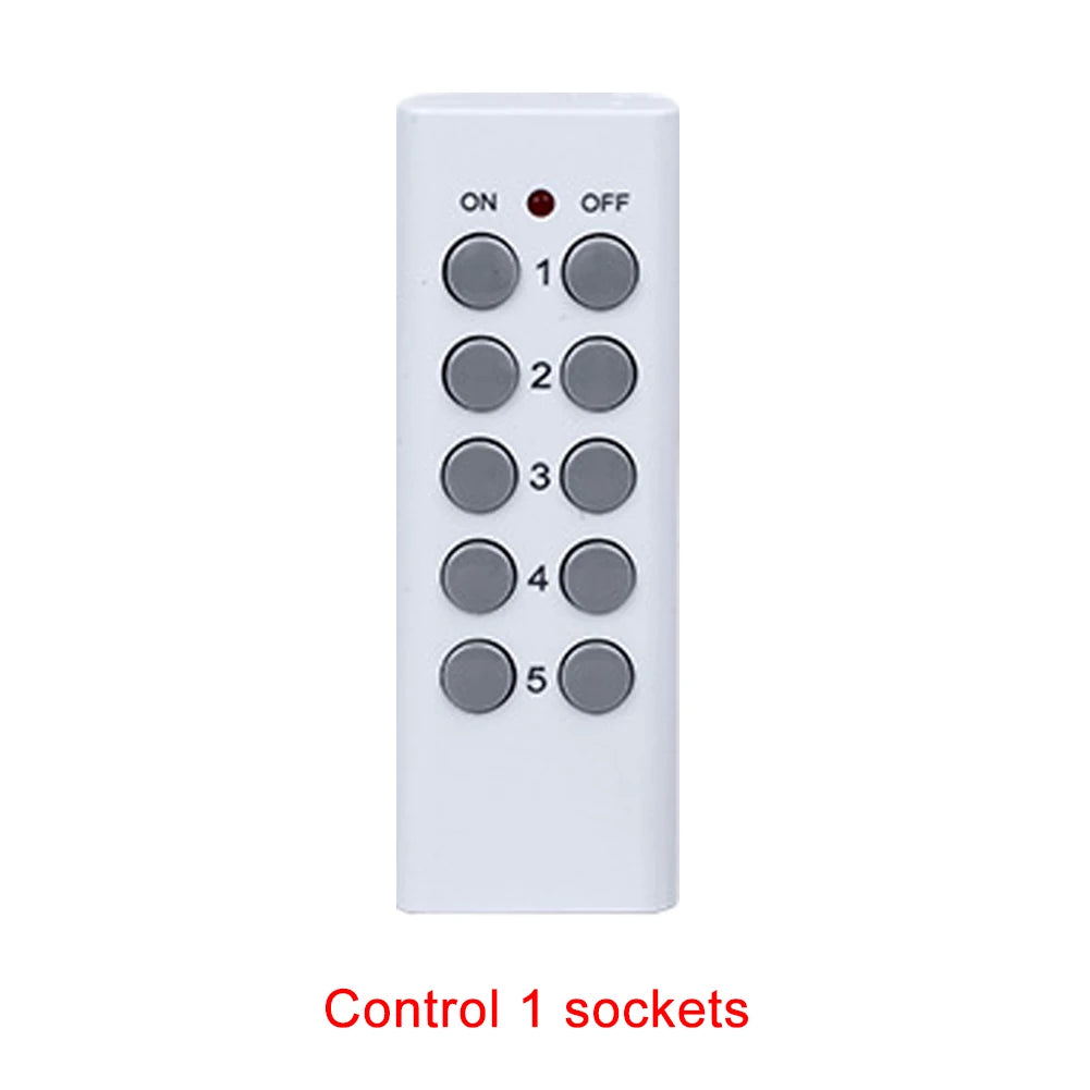 Wireless Smart Remote Control Power Outlet Light Switch Plug Socket Power Outlet Socket EU Plug with Remote Control