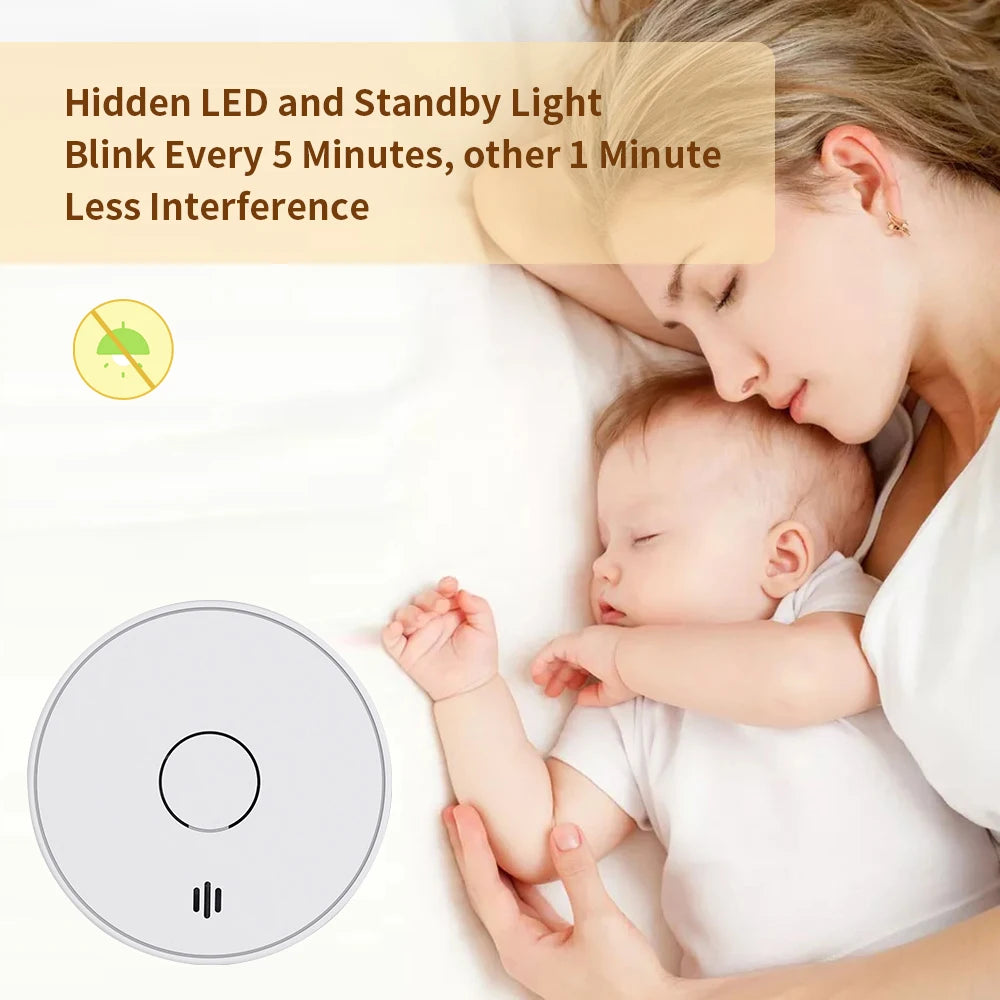 V-Come Standalone Smoke Alarms for Home, 10-Year Battery Photoelectric Smoke Detector,  EN14604 AS3786 , VS02