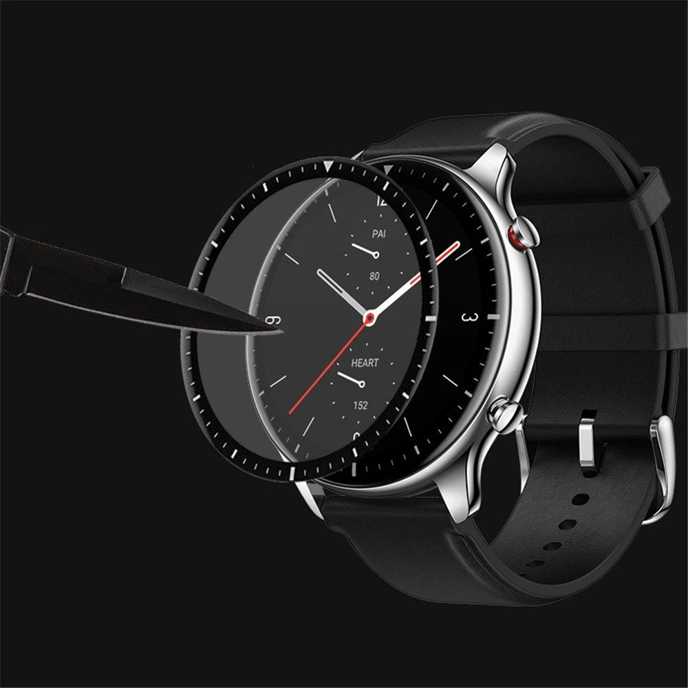 Full Screen Protector for Xiaomi Amazfit GTS 4 3 2 mini Soft Fibre Glass Protective Film for Huami Amazfit GTR 4 3 2 2E Bip S U