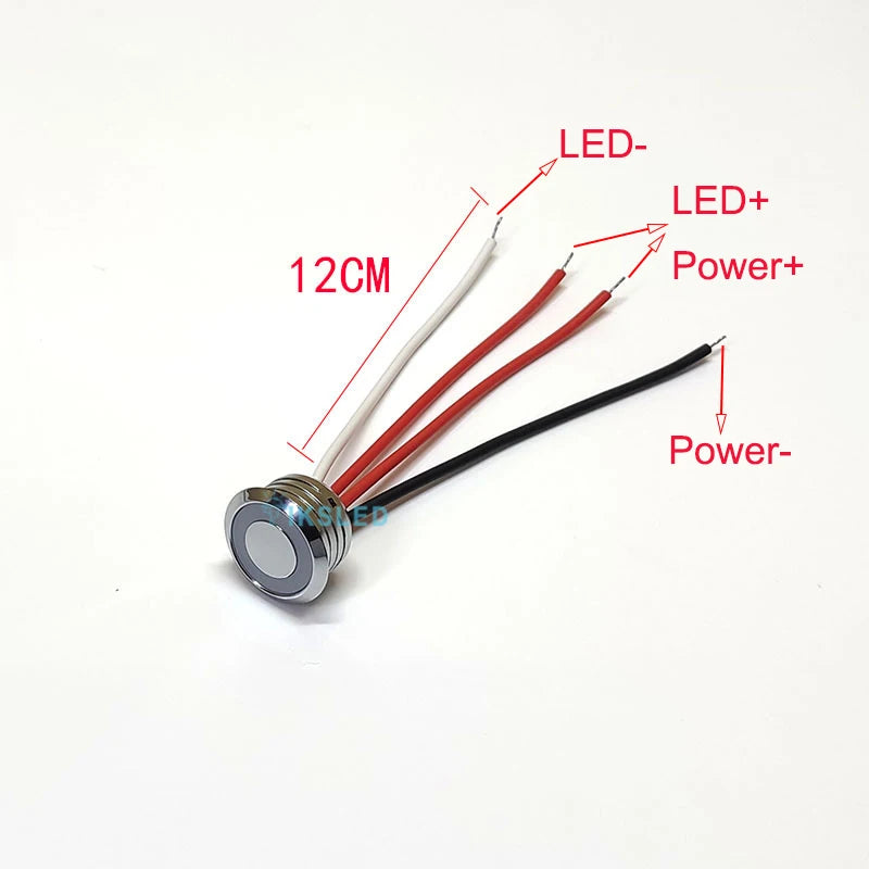 LED dimmer 5V12V 24V touch sensor control switch button control dual memory function LED strip bed wall cabinet stepless dimming