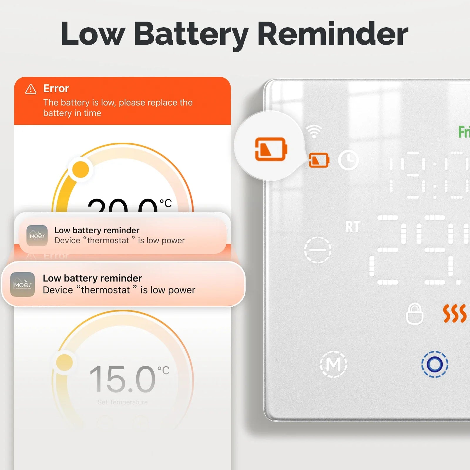 MOES Tuya WiFi/ZigBee Smart Thermostat Battery-Powered Thermoregulator Gas Boiler Temperature Controller by Alexa Google Home
