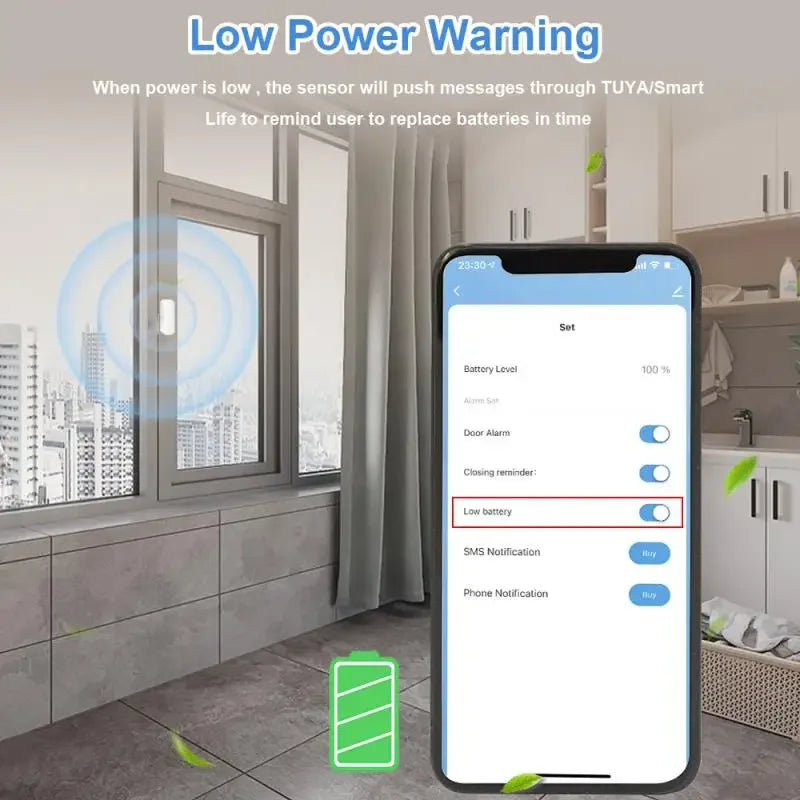 Tuya Zigbee Temperature Humidity Sensor APP Remote Control For Smart Home Work With Yandex Alexa Home Assistant ZHA Zigbee2MQTT