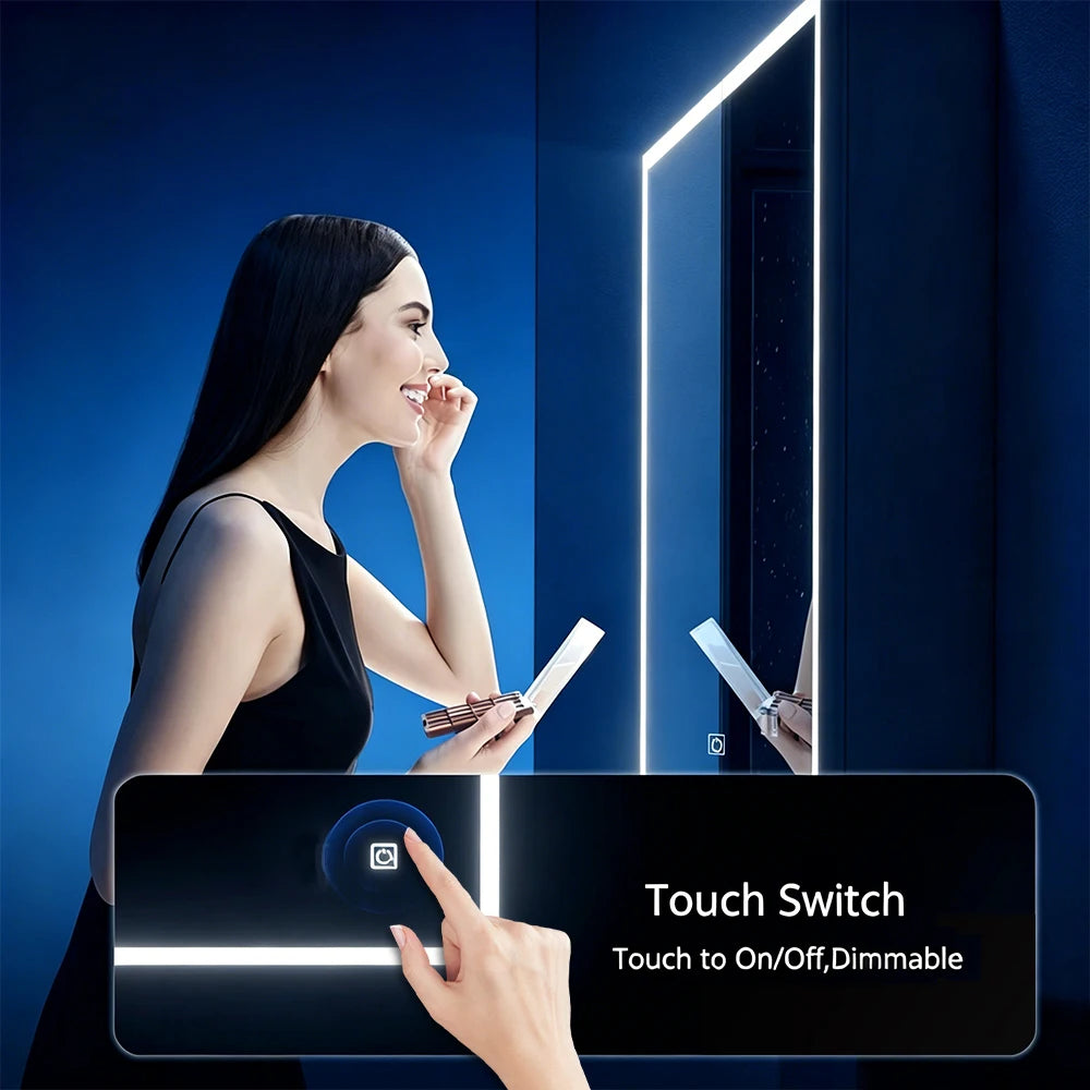 Customizable Bathroom Mirror Smart Home Switch Touch Sensor Mirror Lamp Isolated Touch Switch Module for Led Light Mirror Headli