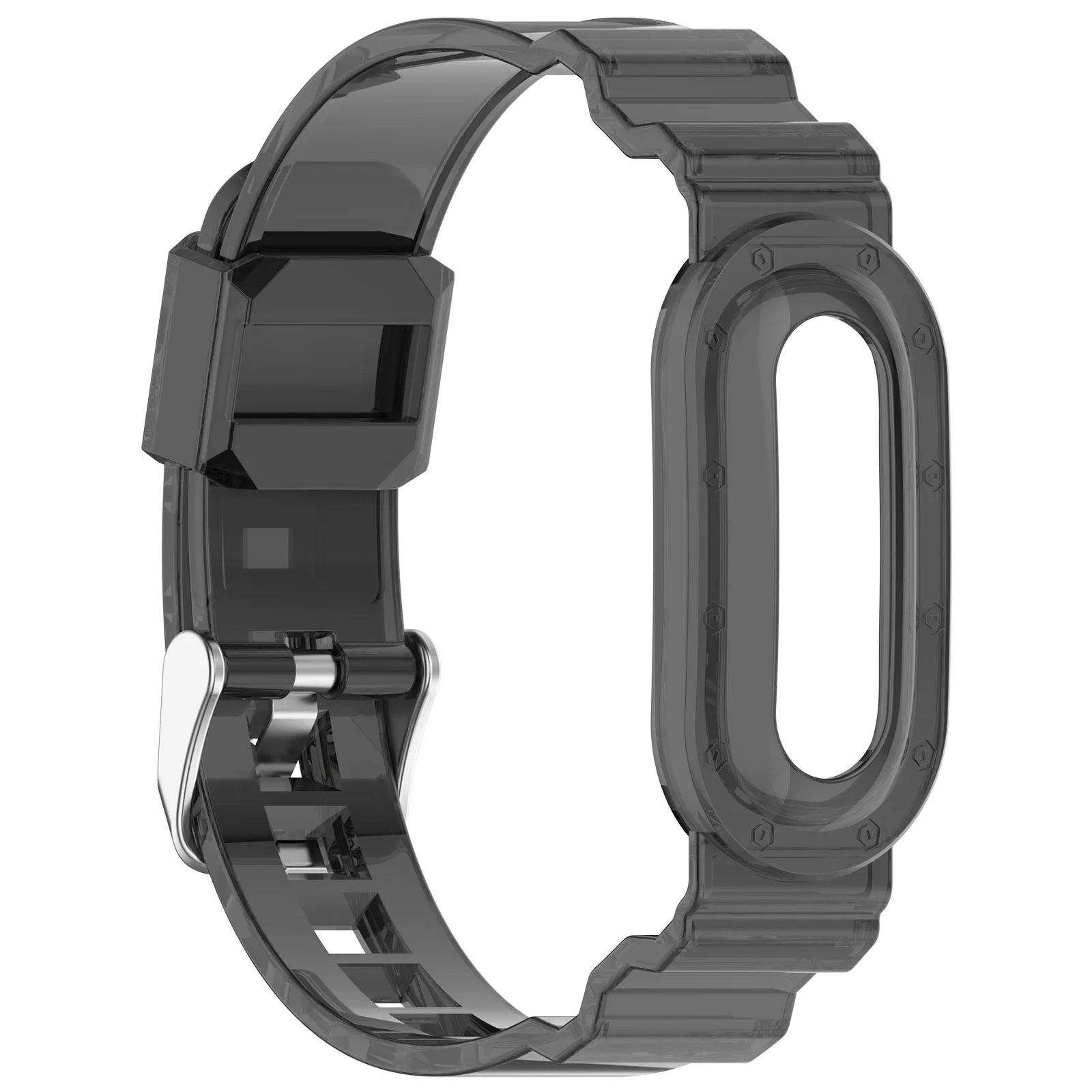 TPU Transparent Sport Bands for Google Fitbit Air Fitness Tracker Sweatproof Waterproof for Men Women Health Activity Tracker