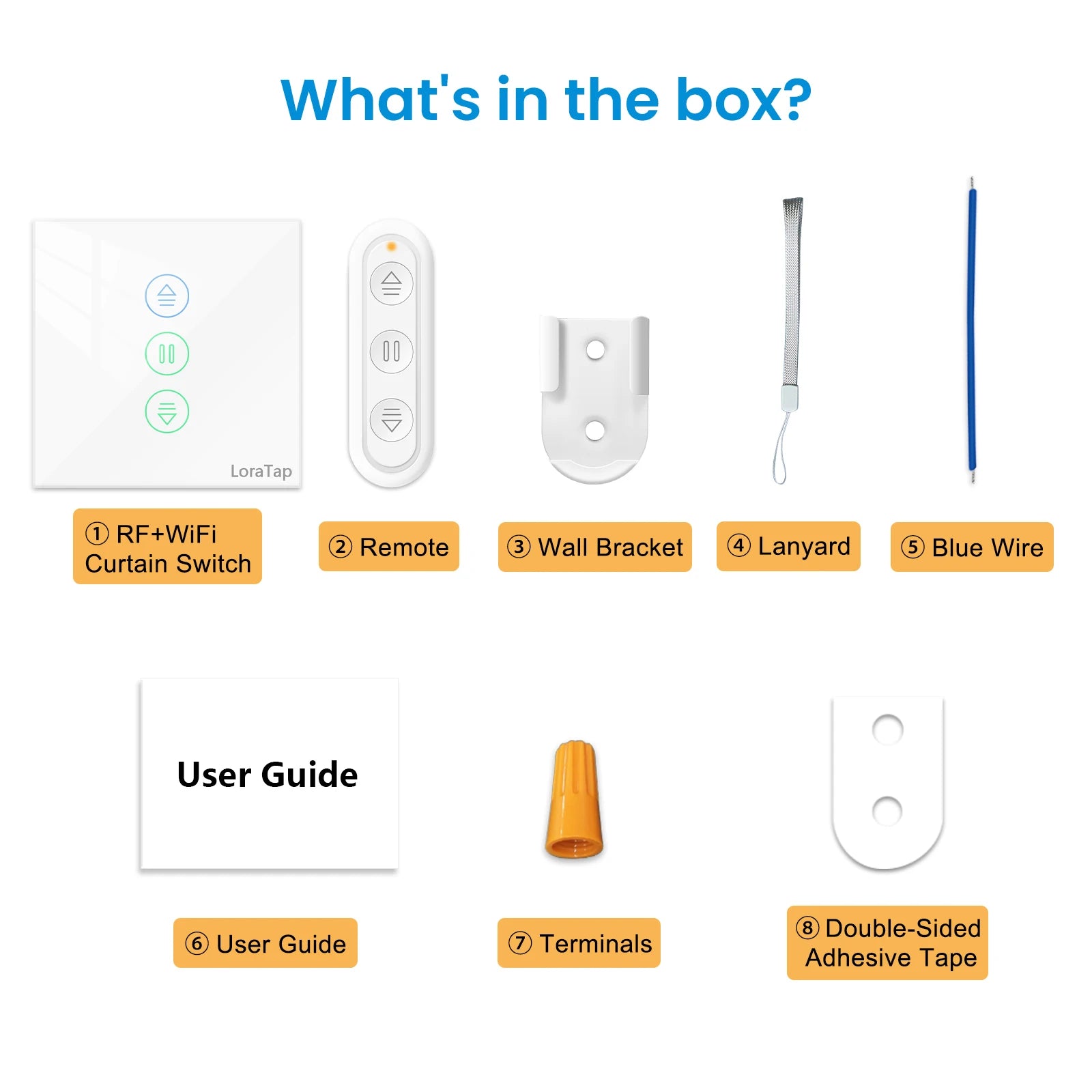 LoraTap Tuya Roller Shutter Touch Panel Switch Smart Life App Remote Progress Bar Settings Voice Control via Google Home Alexa