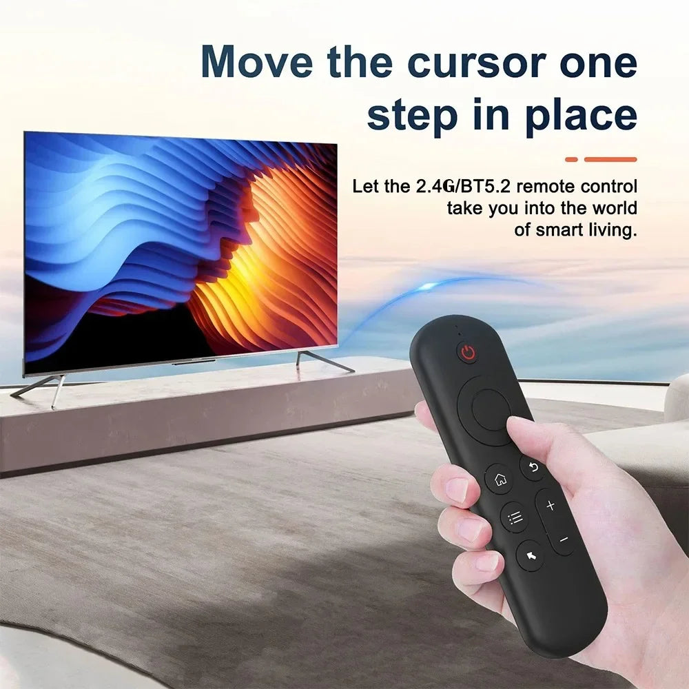 Remote Control Air Mouse Voice Gyroscope 7 Color Backlit Mini Keyboard Dual Mode 2.4G BT5.2 Wireless For Android Smart TV Box PC