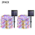 102M/52M/32m/22m/11m/7m Solar LED Light Outdoor Festoon Waterproof Garland String Lights Street Garland for Wedding Party Decor