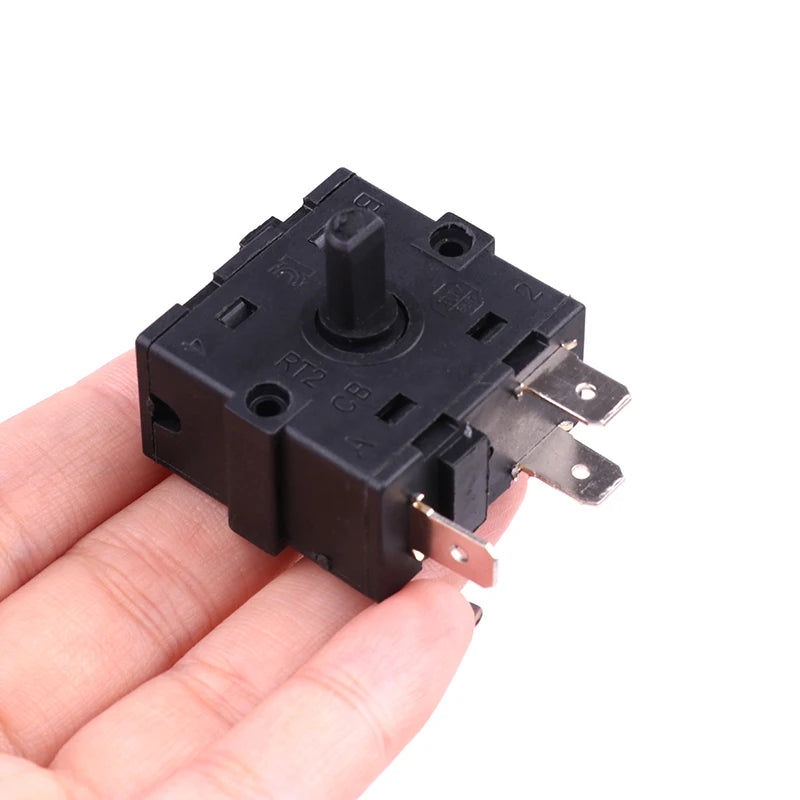 1Pcs 3/5 Pin 2/4 Position Rotary Switch Selector AC 250V 16A Radiator For Electric Room Heater