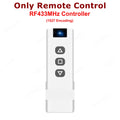 Smart WiFi RF433 Curtain Switch Module Roller Shutter Blind Motor DIY Relay Tuya Smart Life APP Remote Control for Alexa Google