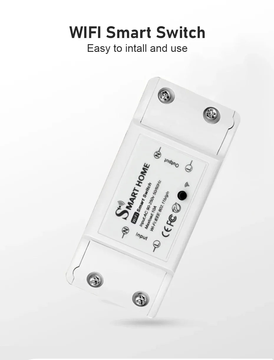 Basic WiFi Switch Relay Module DIY MINI Home Switch SmartLife APP Wireless Voice Remote Control Timer Switch Alexa