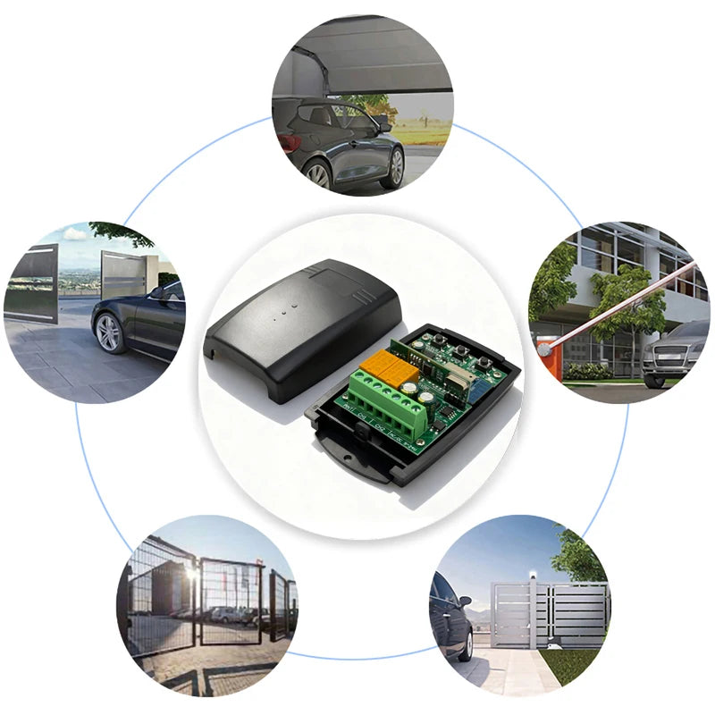New Universal 433MHz WIFI Smart Switch Module 2CH 433.92MHz Garage Door Remote Control Receiver Gate Controller Works With Tuya