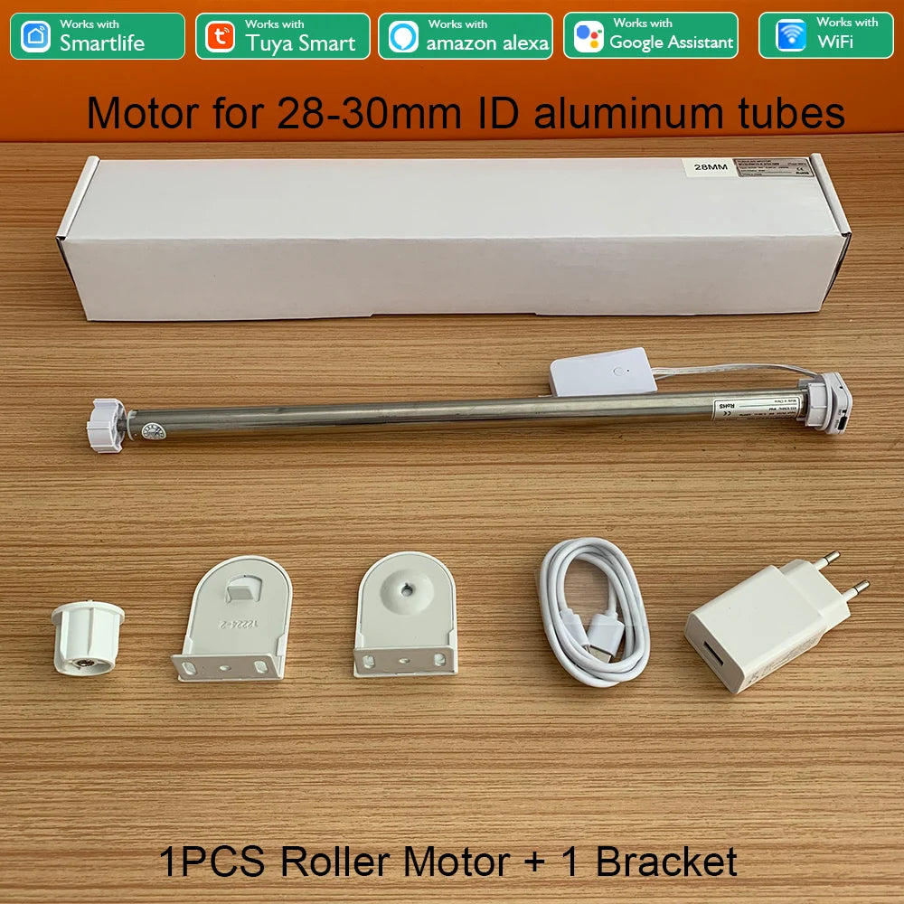 DC5V Wired Tuya Wifi Shutter Motor Blind Electric Smart Curtains For Roller Curtain Suitable For 20 25 28mm Blind Tube Alexa