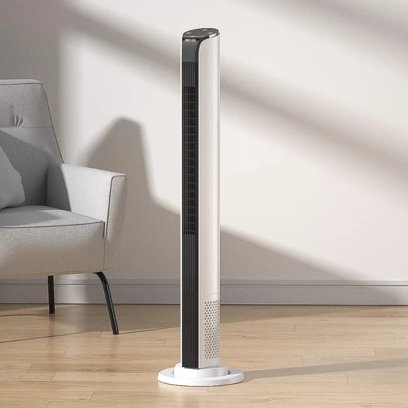 2026 New Upgrade Smart Temp-Control Bladeless Tower Fan With Remote 12H Timer LED Display-Low Noise For Home Oscillating Air Cir