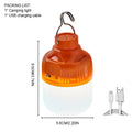 Outdoor USB Rechargeable LED Lamp Bulbs High Brightness Emergency Light Hook Up Camping Fishing Portable Lantern Night Lights