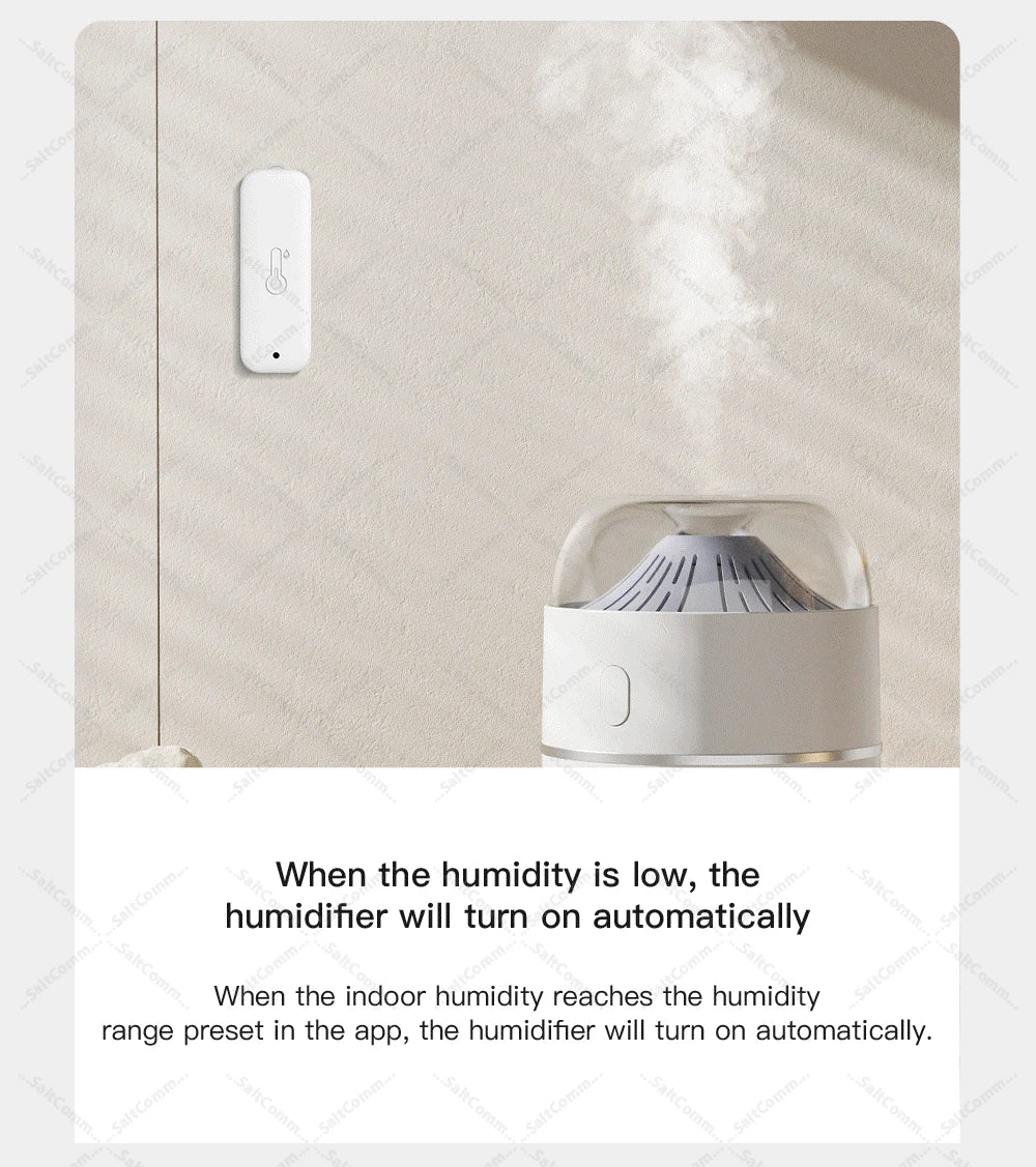 Zigbee 3.0 IP65 Waterproof Temperature Humidity Sensor Indoor Outdoor Compatible with Alexa Yandex Zigbee2MQTT Home Assistant