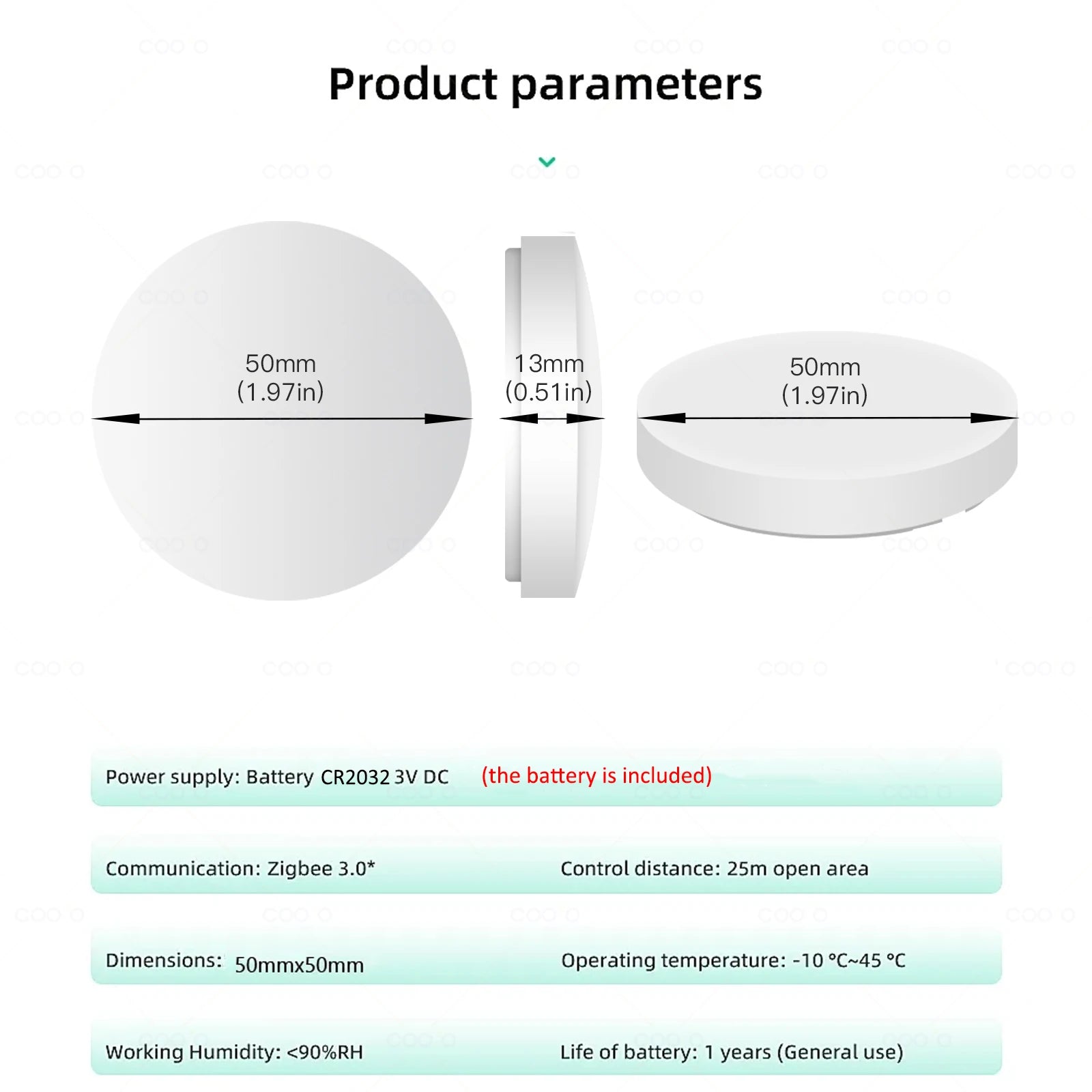 Tuya ZigBee Button Scene Switch Push Button Intelligent Linkage with Smart Device Automation Scenario Controller Battery Powered