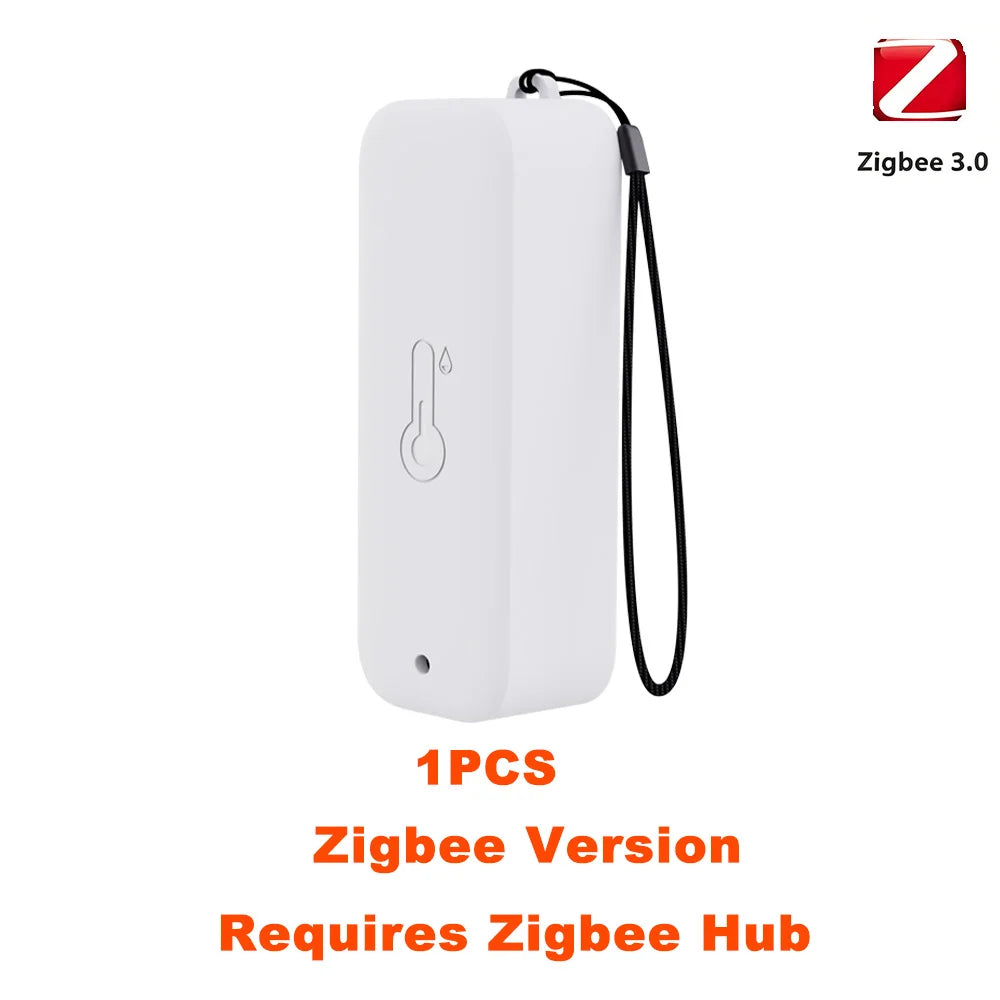 Zigbee 3.0 IP65 Waterproof Temperature Humidity Sensor Indoor Outdoor Compatible with Alexa Yandex Zigbee2MQTT Home Assistant