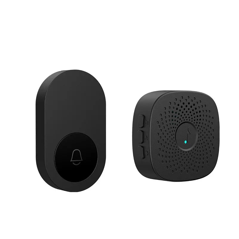 USB Wireless Doorbell Smart Welcome Door Bell Three-speed Volume 38 Songs Melodies Doorbell For Home Bed Call Emergent Call