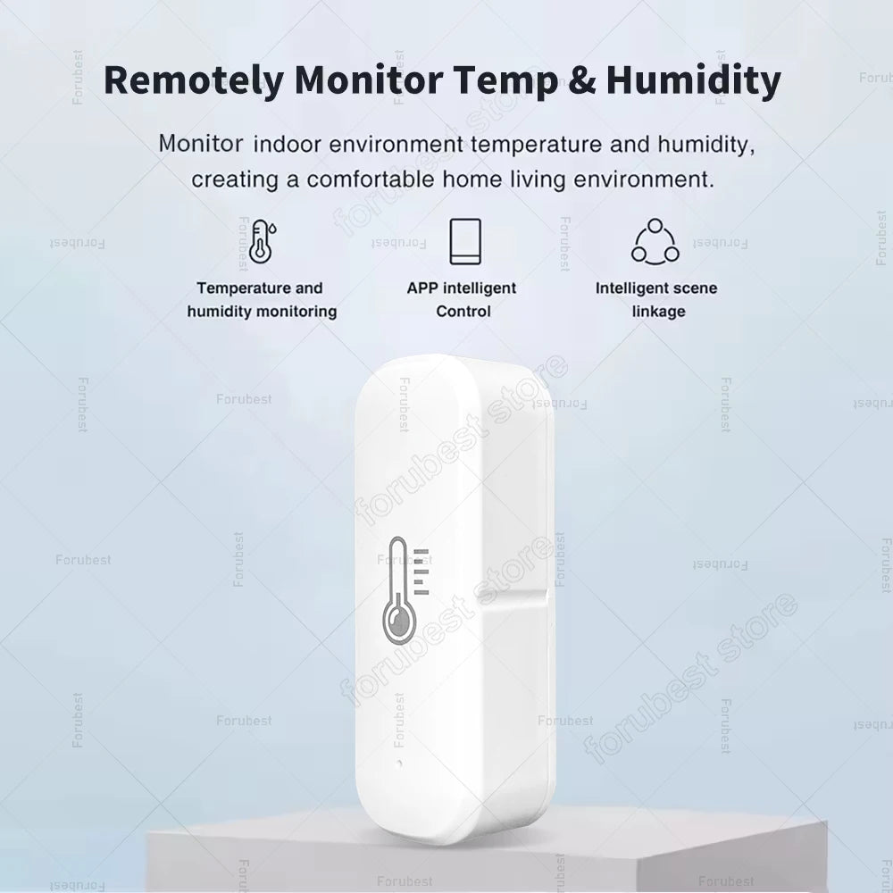 Smart Zigbee Temperature And Humidity Sensor Intelligent Home Thermometer Hygrometer EWelink App Monitor For Alexa Google Alice