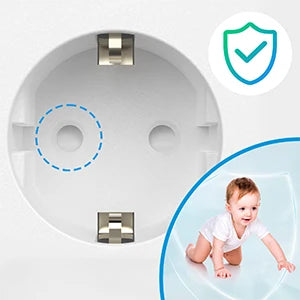 4000W 16A EU Multi-Contact Plug Power Plate Multi-Function Socket with 4 USB Fast Charging Ports 5 AC Power Jacks