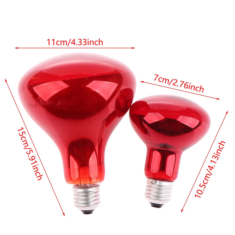 Infrared Physiotherapy Bulbs 100W 150W Heating Therapy Red Lamp For Body Neck Ache Arthritis Muscle Joint Relaxation Pain Relief