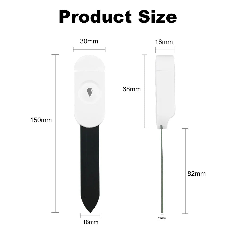 ZigBee Soil Moisture Sensor Humidity Temperature Tester Garden Automation Irrigation Detector Support Home Assistant Zigbee2MQTT