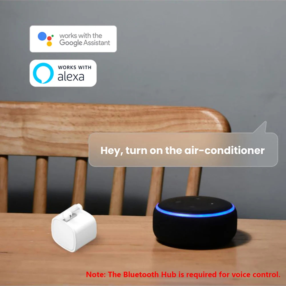 Smart Bluetooth Finger Robot Switch Button Smart Life APP Fingerbot Wireless Switch Bot Pusher with Bluetooth Gateway Option