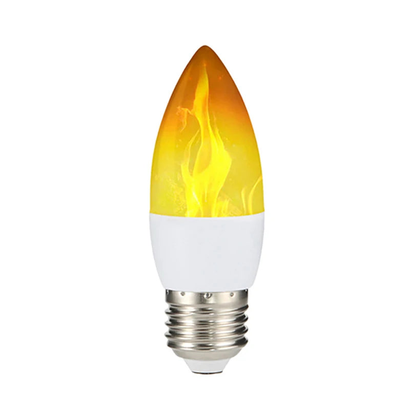 E27 LED Flame Lamp Flickering Fire Simulation Light Bulb E14 Dynamic Flame Effect Candle Light Creative Home Festival Decoration