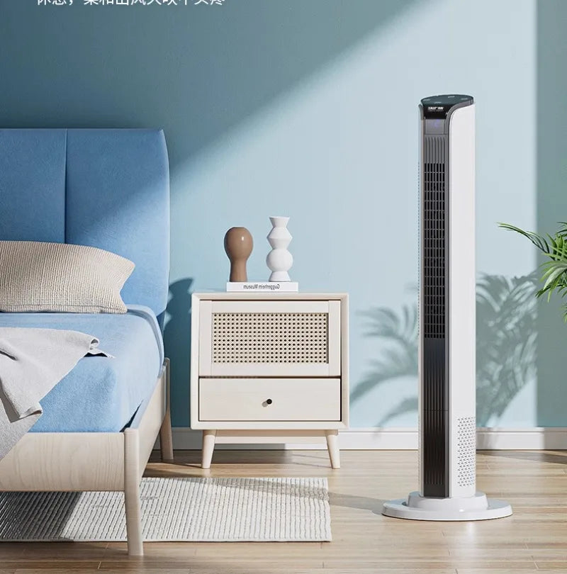 2026 New Upgrade Smart Temp-Control Bladeless Tower Fan With Remote 12H Timer LED Display-Low Noise For Home Oscillating Air Cir