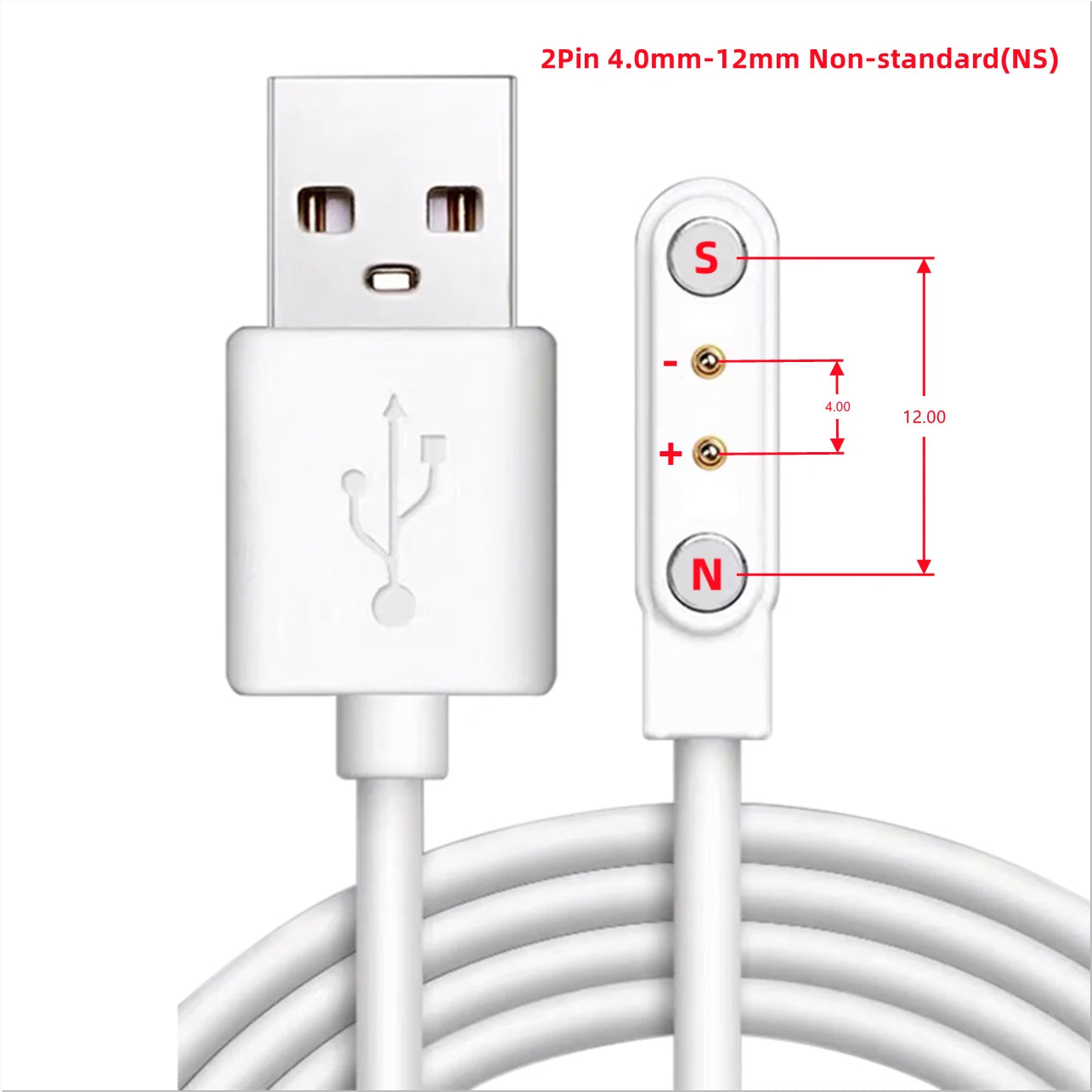 Aishi Magnetic Charging Cable USB Dock Charger Power Adapter Wire For Smart Watch Band Juicer Earphone Toothbrush Beauty Devices