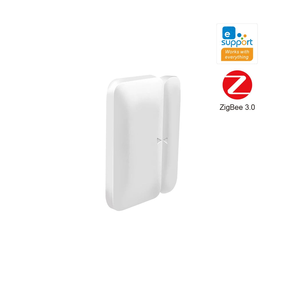 Tuya Zigbee Wireless Door Windows Sensor Mini Smart Home Wireless Door Detector Door Open Closed Alarm System for Alexa