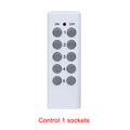 Wireless Smart Remote Control Socket Plug Power Outlet Light Switch Plug Socket Power Outlet Socket EU Plug with Remote Control
