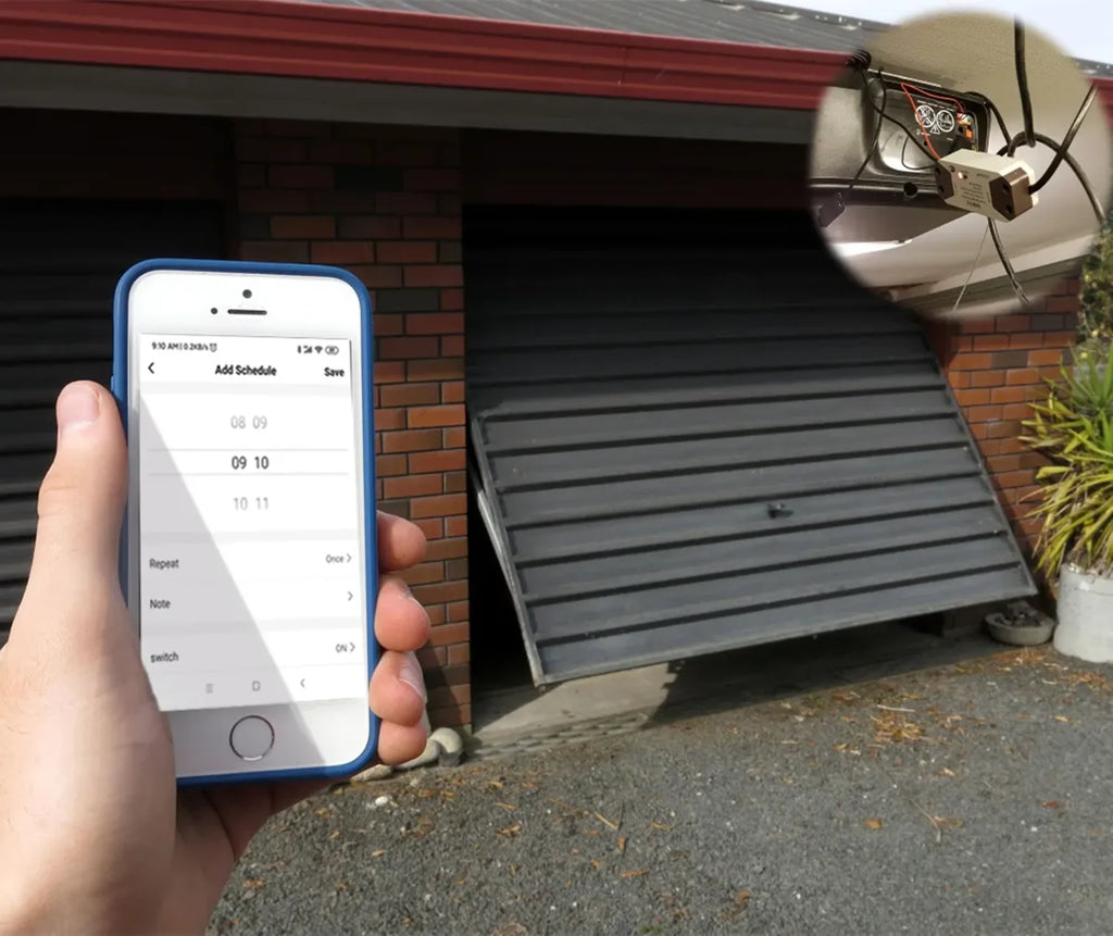 Smart Garage Door Opener Remote Control via Mobile Phone with Tuysmart Smartlife APP One Step Transformation for Smart Home Aut