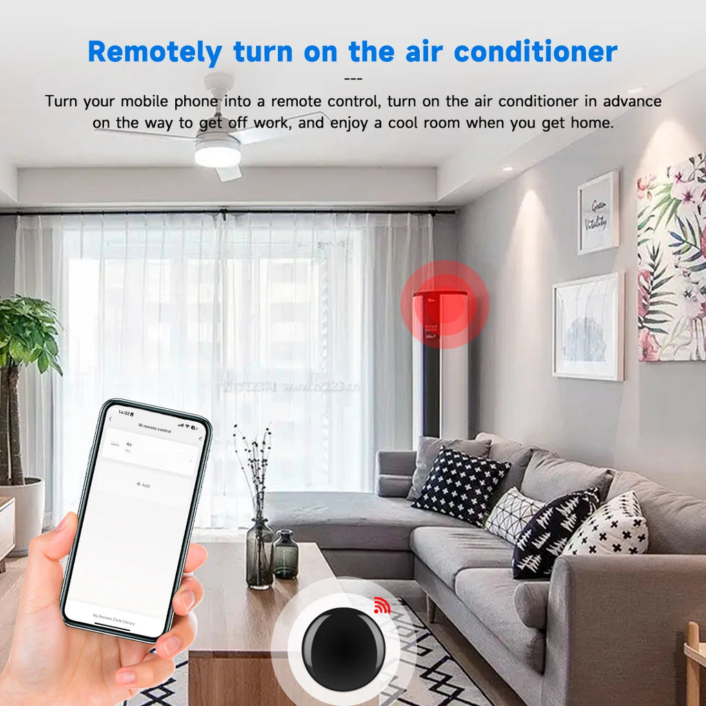 Tuya Zigbee IR Smart Home Remote Control Universal Infrared Air Conditioner Controller Works with Alexa And Google Home