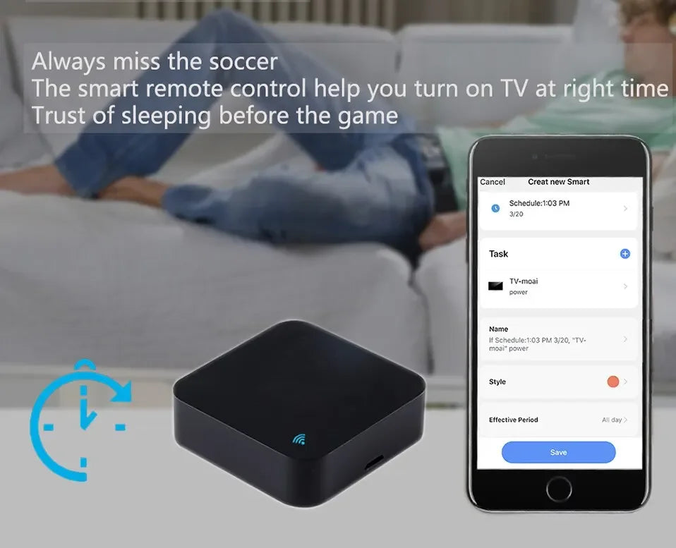 Tuya Smart IR Remote Control Smart Life for Smart Home Automation Replace TV DVD AUD AC Remote Works with Alexa Google Home