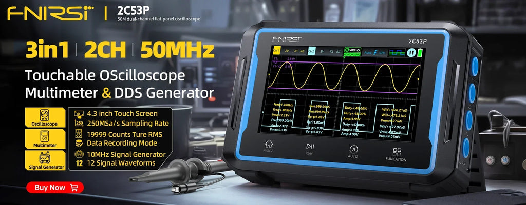 FNIRSI DMT-99 Digital Multimeter 9999 Counts Smart Professional Tester for 1000V Auto - range AC/DC Ohm Hz and Capacitance