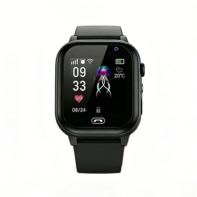 2026 Lenovo Kids GPS Smart Watch SOS Location Tracker SimCard Call Child SmartWatch Camera Waterproof Watch Gift For Ios Android