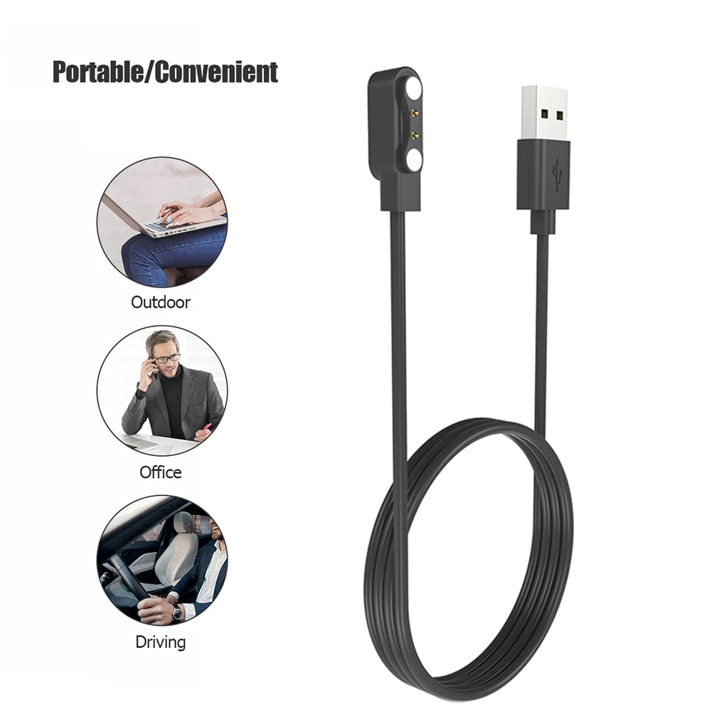 Magnetic Smart Watch Charging Cable Stable Charging USB Smart Watch Charger Smart Bracelet Charging Cable for Zeblaze Vibe 7 Pro