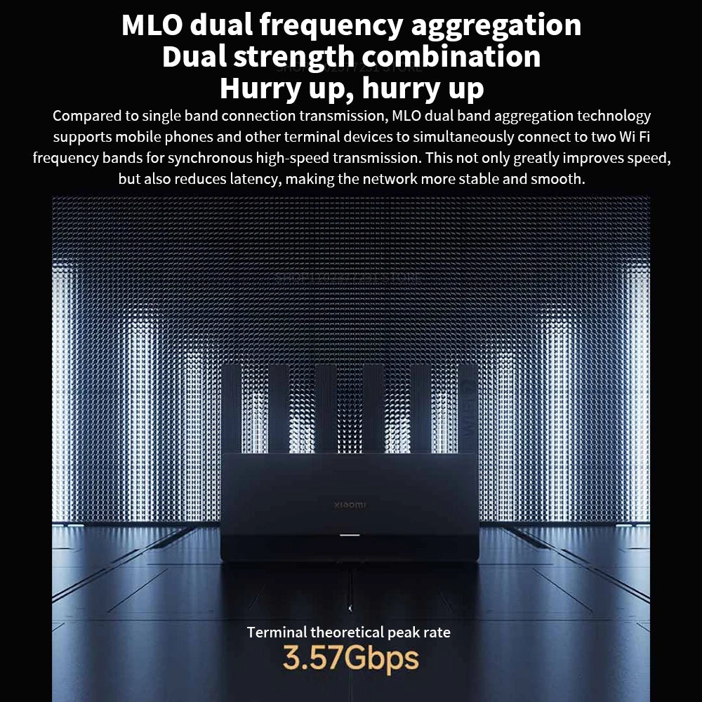 New Xiaomi Router BE6500 WiFi 7 6500M Full 2.5G Network Port 4-core Qualcomm Processor loT Smart Linkage Network Security Home -