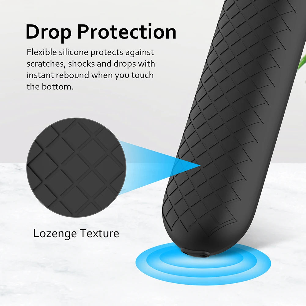 Silicone Remote Case Anti-Slip TV Remote Control Case with Lanyard Remote Protective Case Remote Cover for Google TV Streamer 4K