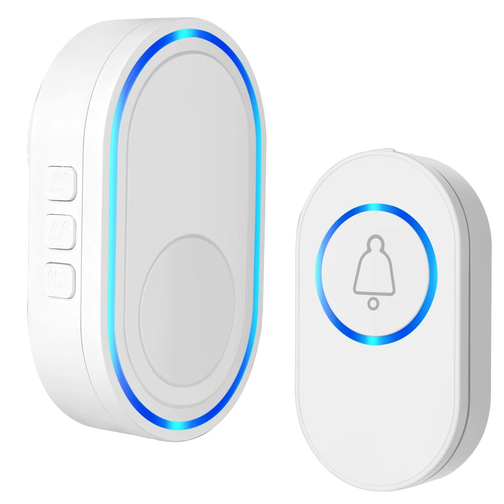 Waterproof Wireless Doorbell Home Welcome Smart Home Door bell 150m Remote Smart Bell Chime EU UK US Plug Optional