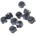 [New] 10Pcs Silent Tact Switch 6*6*5mm Silicone Button Switch Touch Switch