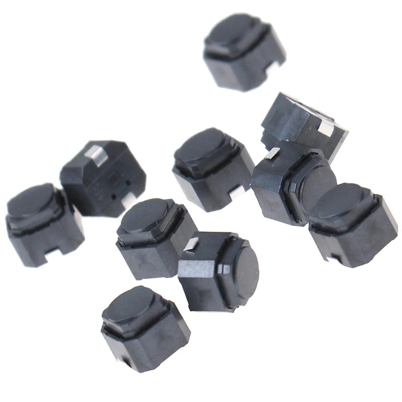 [New] 10Pcs Silent Tact Switch 6*6*5mm Silicone Button Switch Touch Switch