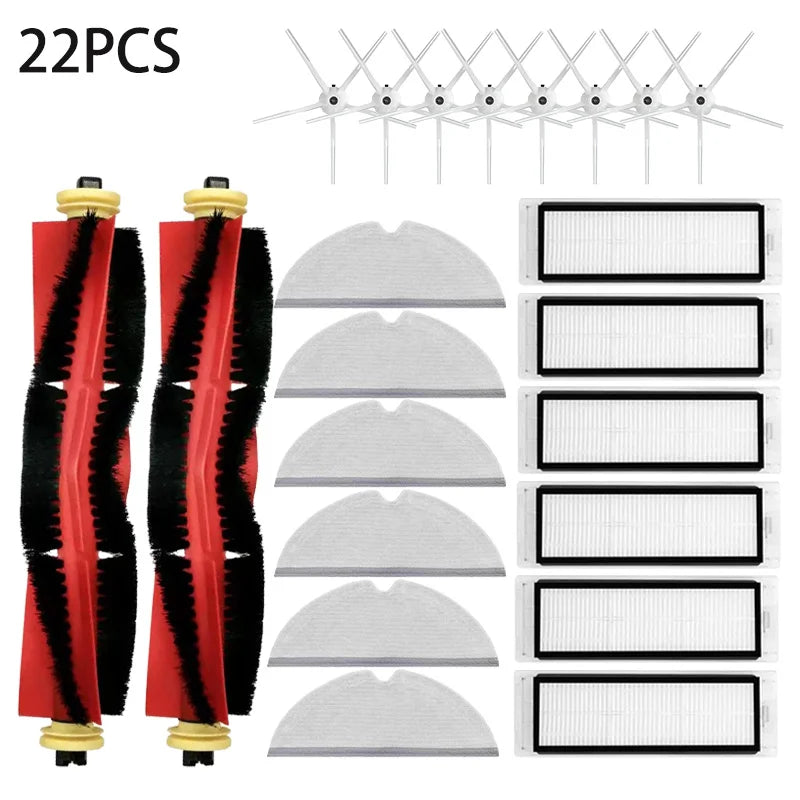 For Xiaom Roborock S5 S50 S51 S55 S6 S60 S6 Pure Vacuum Cleaner Accessories HEPA Filter Mop Cloth Side Main Brush Spare Parts
