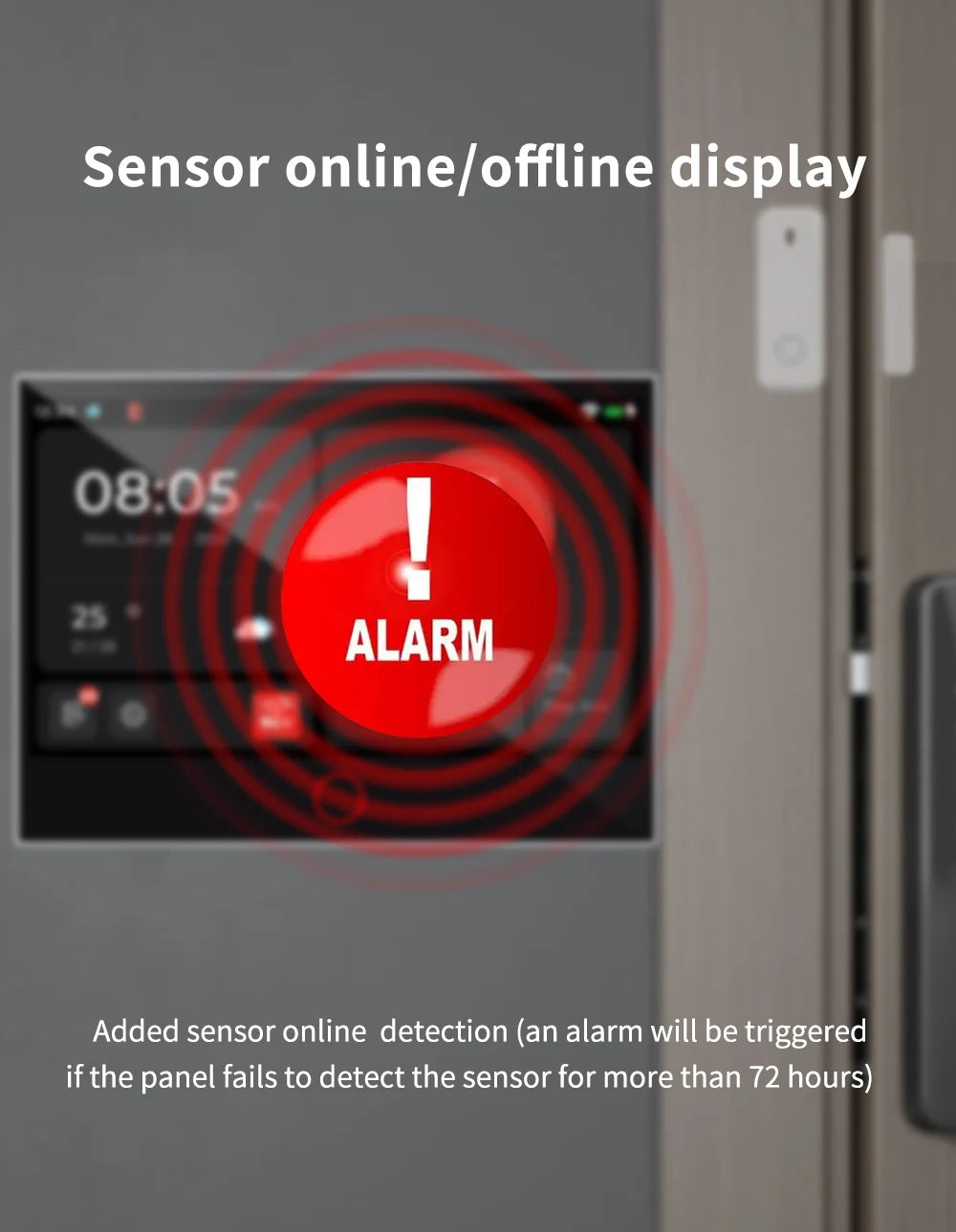 KERUI 4G/WiFi GSM Home Alarm with 7-inch IPS Large Touch Screen Panel Works with Tuya Wireless Security Alarm System Burglar