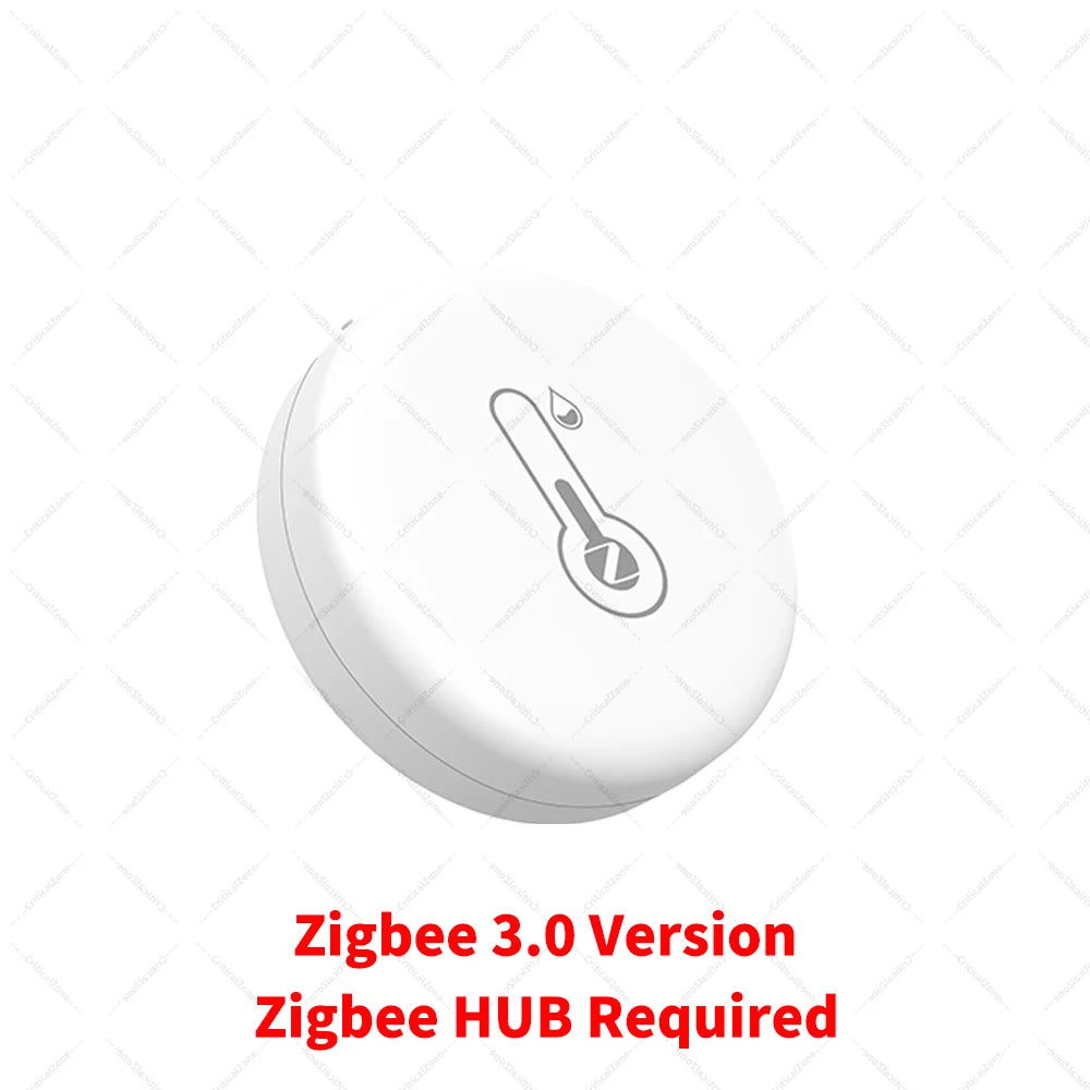 Zigbee 3.0 Sensor Temperature Humidity Sensor Zigbee Hub Required workwith Home Assistant Yandex Alexa ZHA Zigbee2MQTT HA