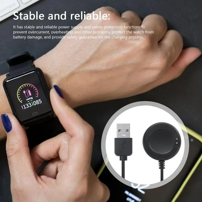 Wireless Smartwatch Charger Smart Watch Magnetic Charging Cable Cradle Portable Watch Charging Supplies For Business Trips Home