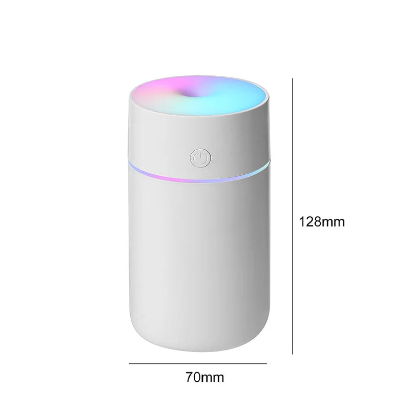 Wireless Portable Air Humidifier USB Rechargeable  Home Car Mini Aroma Diffuser Colorful Essential Oil humidificador Mist Maker