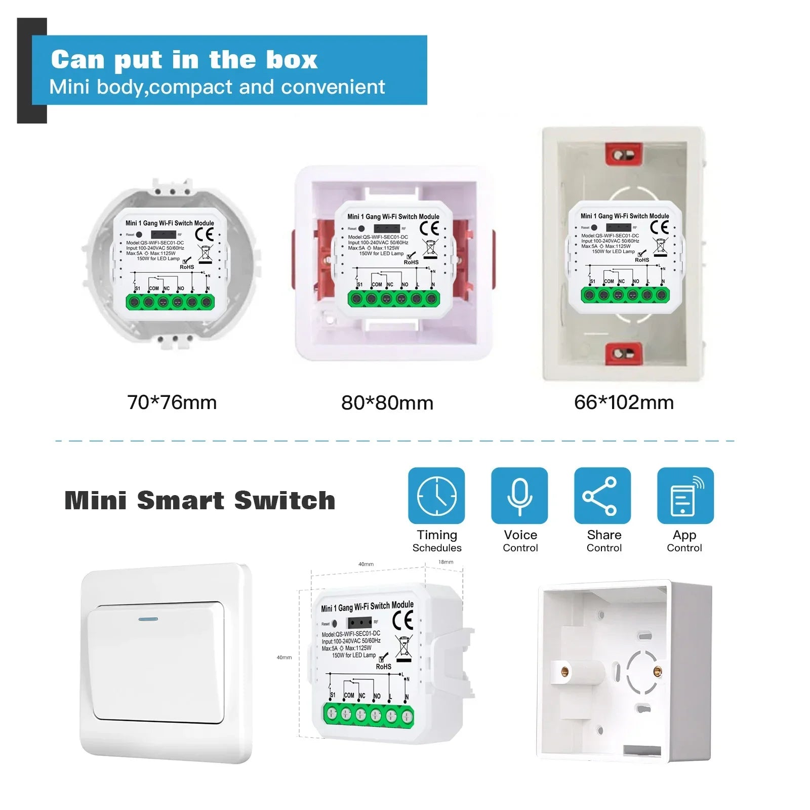 Tuya ZigBee3.0 WiFi Smart Switch Smart Home Dry Contact Module DC 12/24V AC 100-240V DIY Breaker Relay Works with Alexa Google